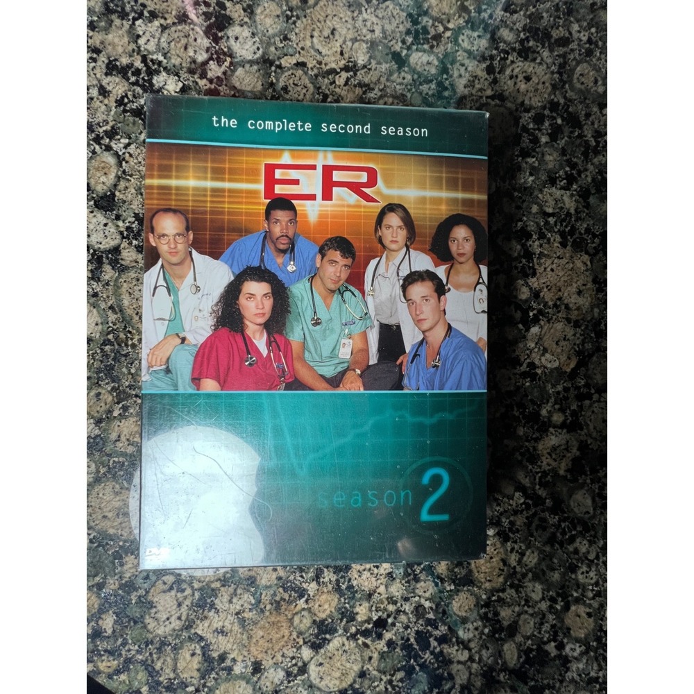 ER The Complete Second Season DVD 4-Disc Set George Clooney New Sealed